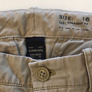 Boys size 16 khakis